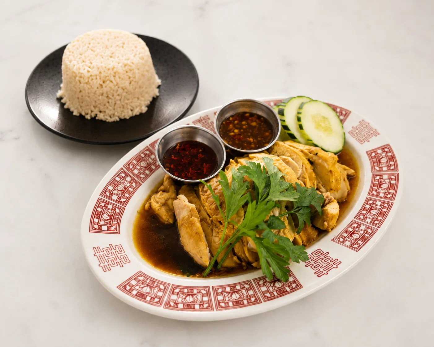Hainanese Chicken Rice — tap to open the AR experience